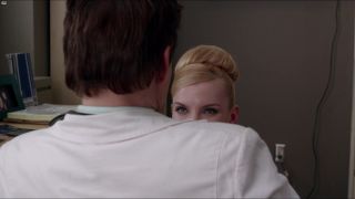SVScomics Betty Gilpin topless cowgirl scene of the TV show "Nurse Jackie" Gay Blowjob - 1