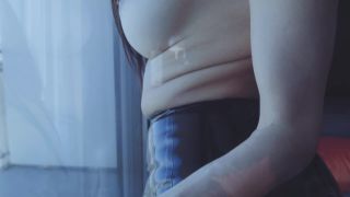 Masturbacion Naked Girl in Window - Fetish Erotic Video Dildo Fucking - 1
