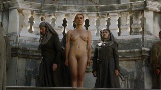 BootyFix Nude TV show scene | Lena Headey Full Frontal - GAME OF THRONES s05e10 (2015) Hot Wife - 1