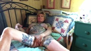 Stepdaughter Old Naked Tattooed Woman Granny Sniffing Poppers Fingering - 1