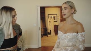 4tube Nude Hailey Baldwin - Wedding Dress Fitting (2019) Pool - 1