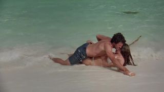 Roludo Kelly Brook flirts with the brutal young man and has hard sex in Survival Island Tribbing - 1