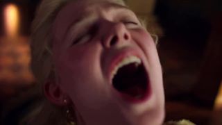 Hooker Sexy Elle Fanning loves getting it on in oral and vaginal ways in the TV series The Great Pene - 1