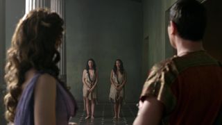 Orgy Jessica Grace Smith, Lesley-Ann Brandt - Spartacus. Gods of the Arena s01e03 (2011) British - 1