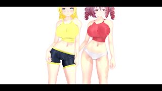 Transex 3D Hentai Music Version - Dance That with Rin Blowjob - 1